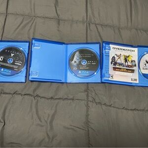 Sony Blue DVDs & Blu-ray Discs Collection Destiny Shadow of Mordor and overwatch